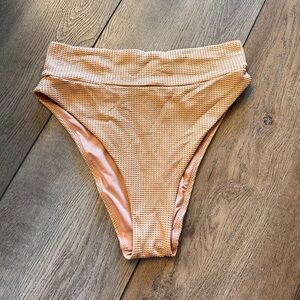 High waisted bikini bottoms